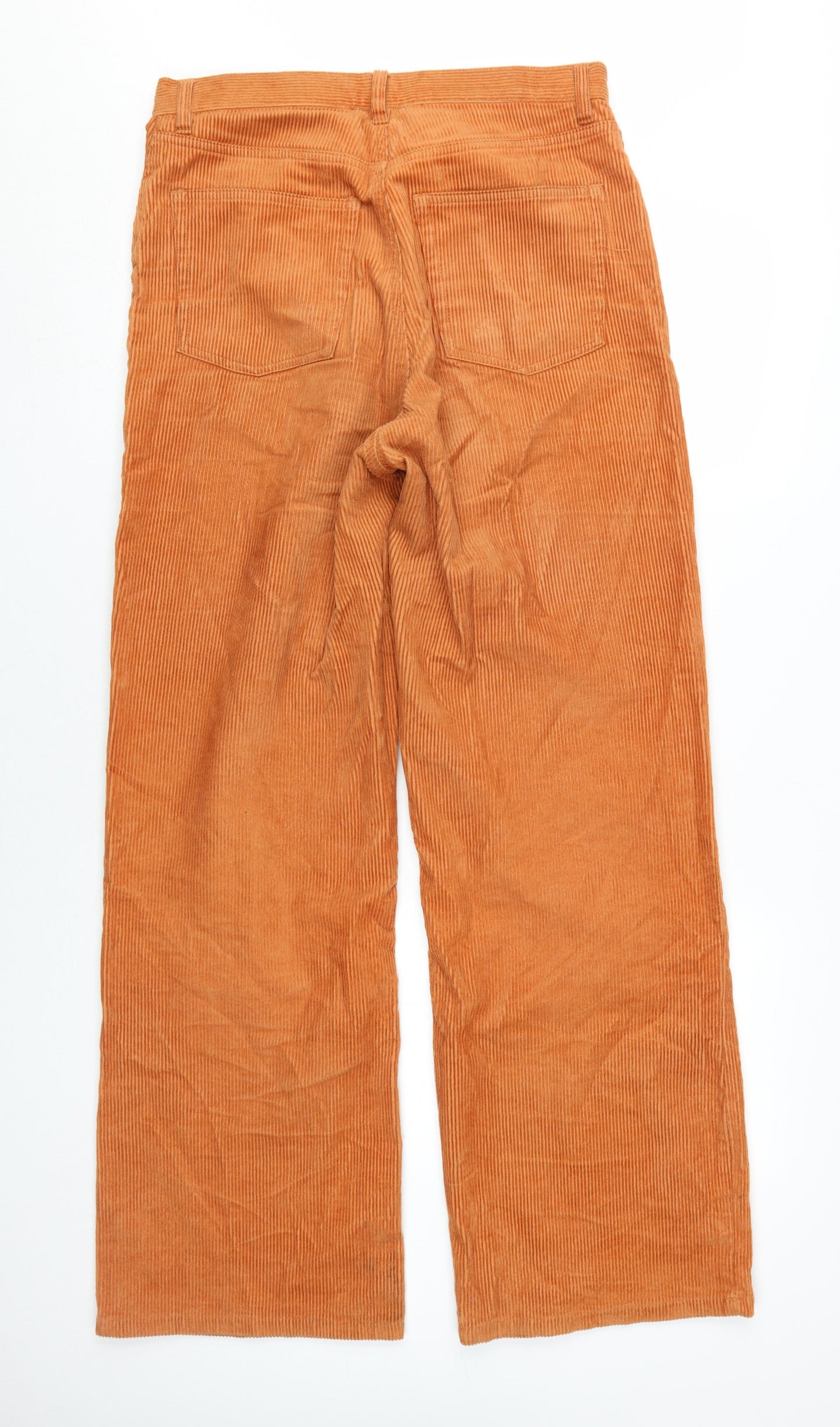 Monki Women's Brown Corduroy Trousers - Size 12