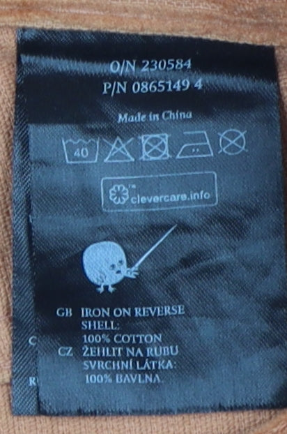 Monki Women's Brown Corduroy Trousers - Size 12