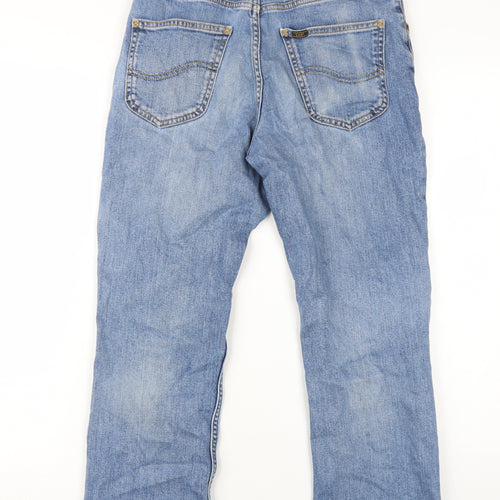 Lee Unisex Blue Straight Jeans, Size 30 UK