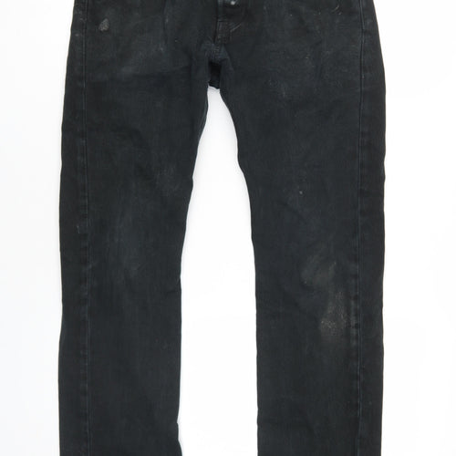 Levi's Premium Black Men's Straight Jeans Size 30