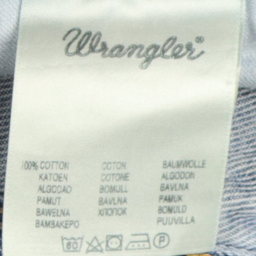 Wrangler Men's Blue Straight Jeans Size 38 Regular Fit