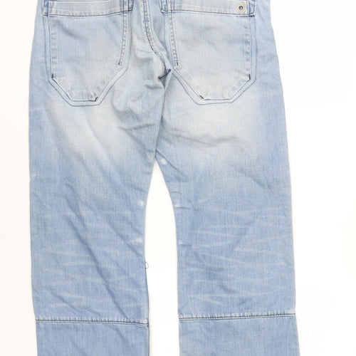 Jack & Jones Men's Blue Straight Jeans Size L