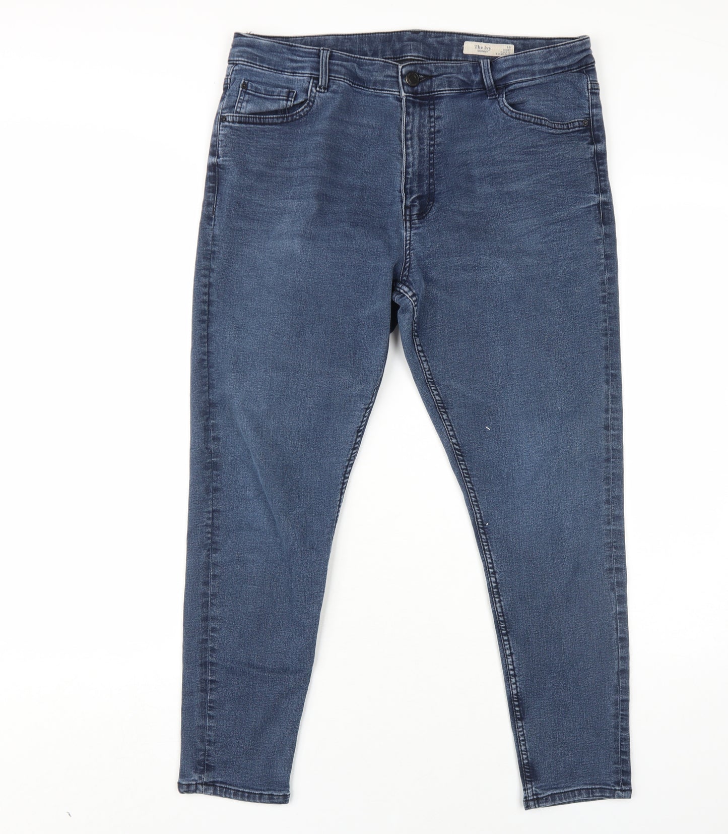 Marks and Spencer Women's Blue Skinny Jeans Size 16