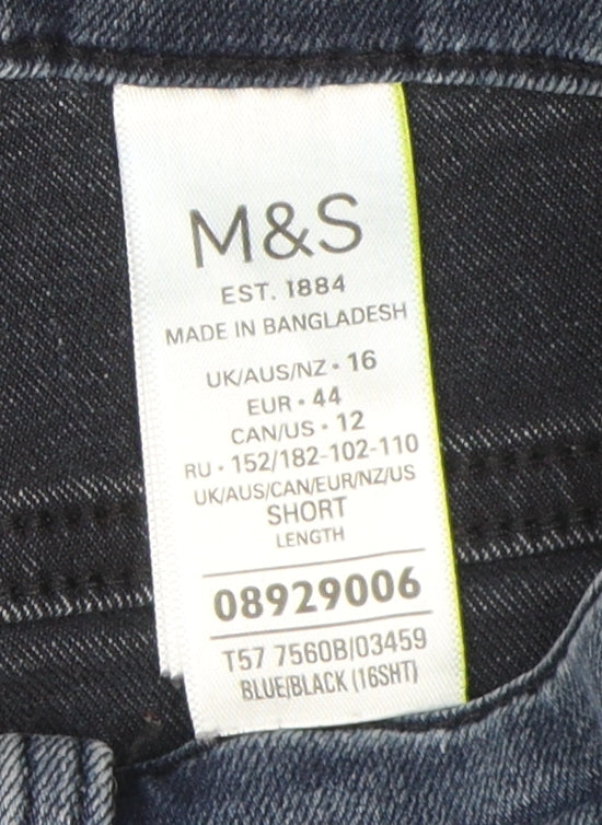 Marks and Spencer Women's Blue Skinny Jeans Size 16