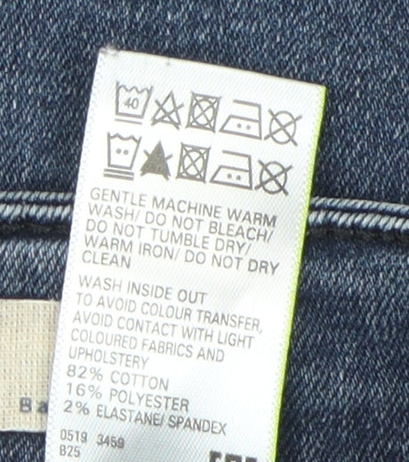 Marks and Spencer Women's Blue Skinny Jeans Size 16