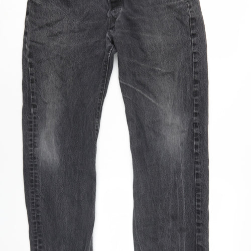Levi's Men's Black Straight Jeans L Regular Fit