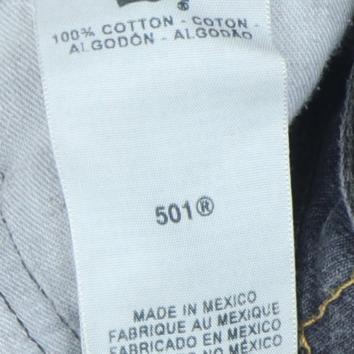Levi's Men's Black Straight Jeans L Regular Fit