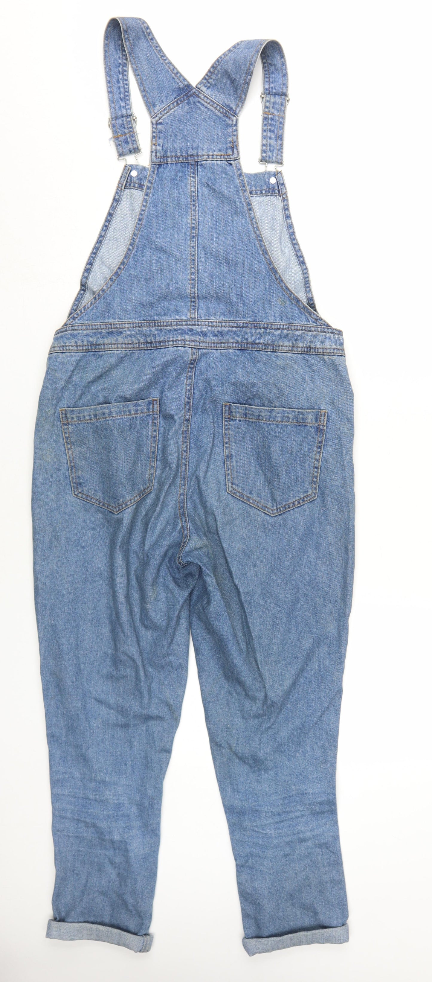 Dorothy Perkins Women Blue Denim Dungaree Size 10