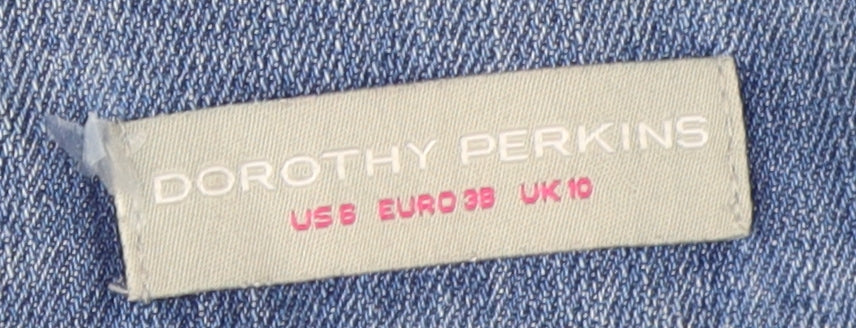 Dorothy Perkins Women Blue Denim Dungaree Size 10