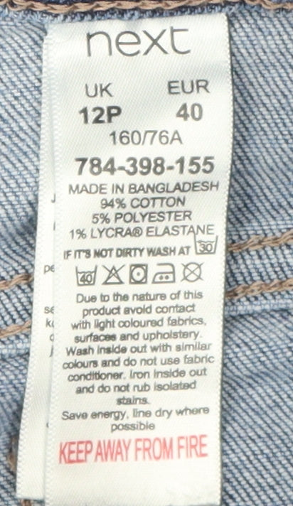 Next Women's Blue Skinny Jeans Size 12 Petite