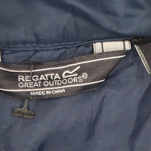 Regatta Men’s Blue Puffer Jacket M with Logo Accents