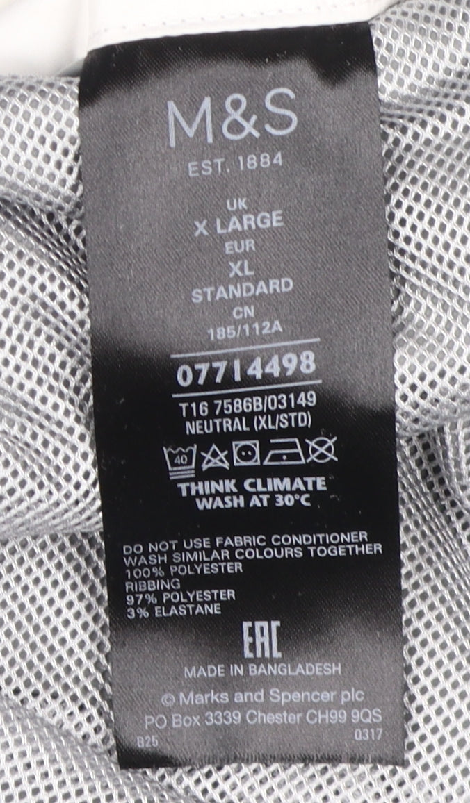 Marks and Spencer Men's Grey Bomber Jacket XL