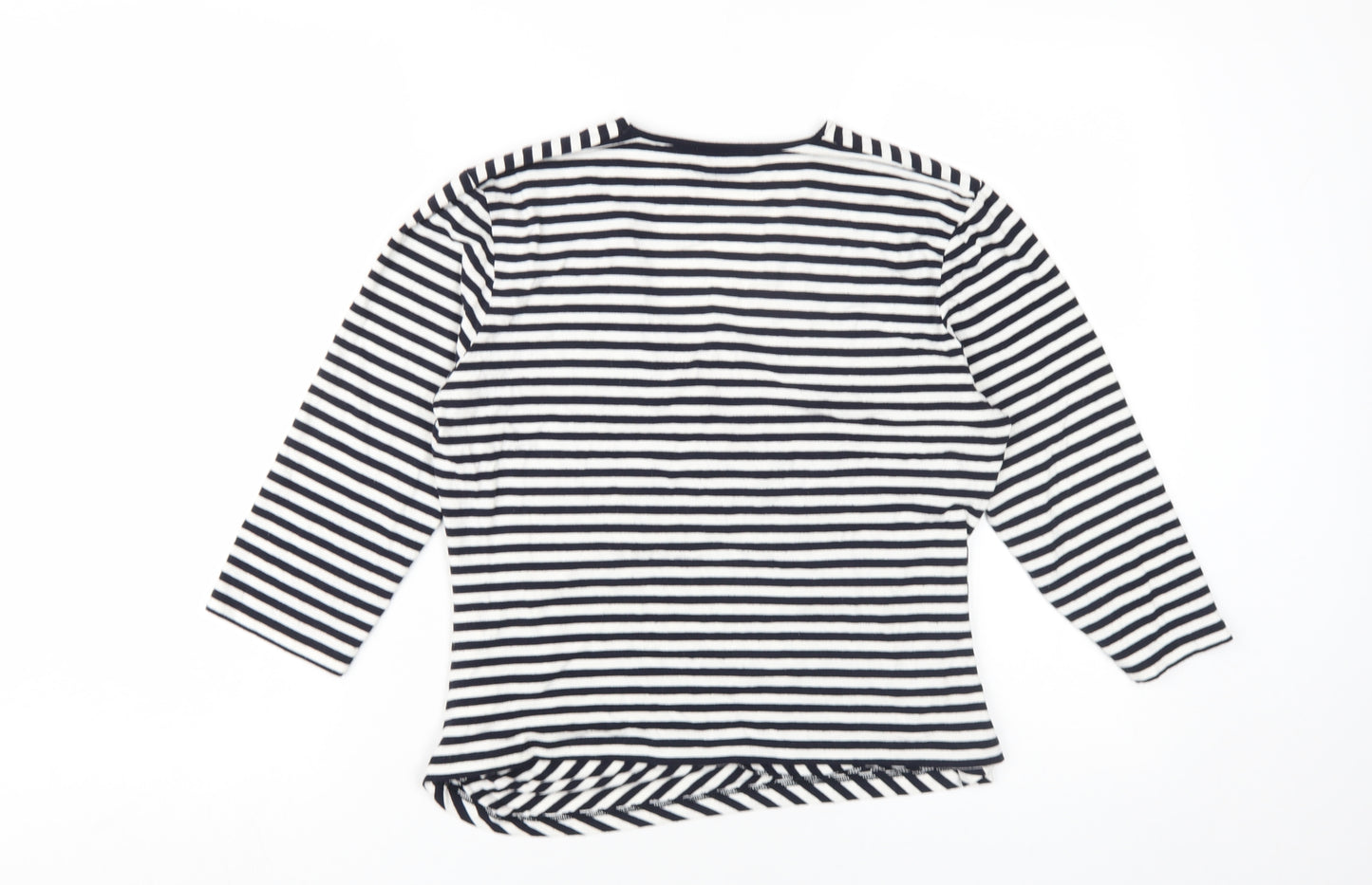 Precis Petite Women's Black Wrap Blouse M Petites