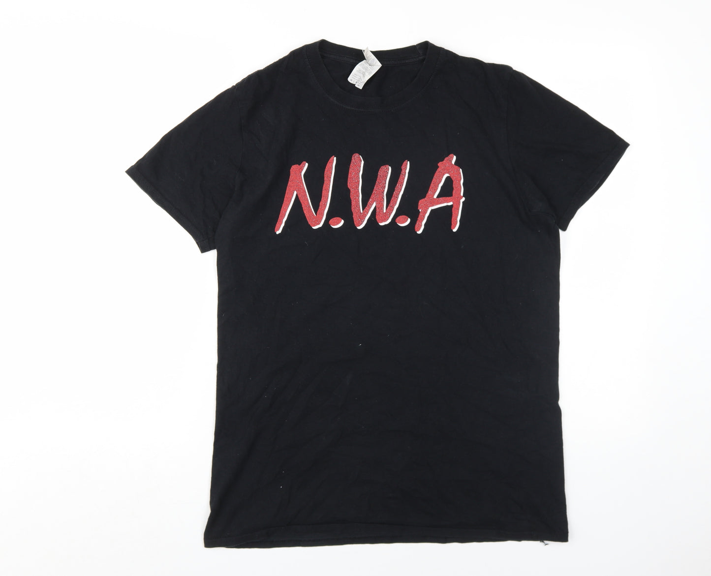 N.W.A Wome's Black T-Shirt, M, Casual Crew Neck