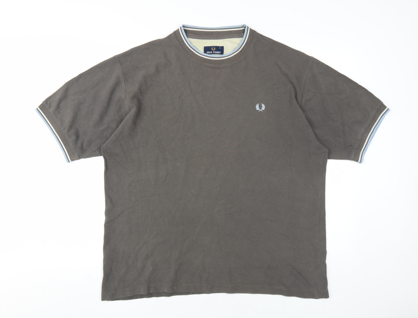 Fred Perry Men's Brown Short Sleeve T-Shirt L