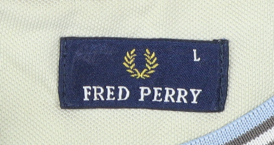 Fred Perry Men's Brown Short Sleeve T-Shirt L