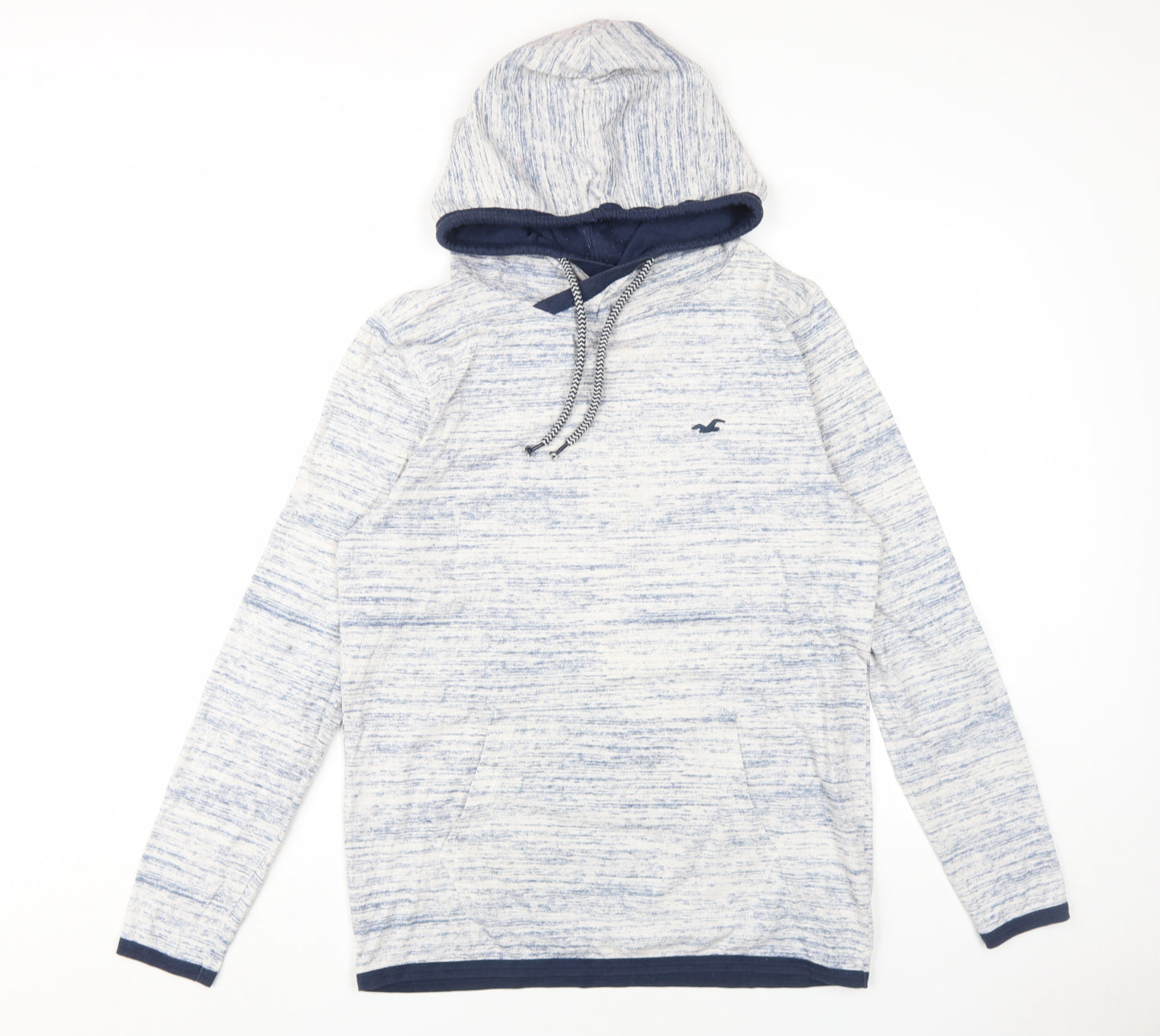 Hollister Mens Blue Pullover Hoodie M
