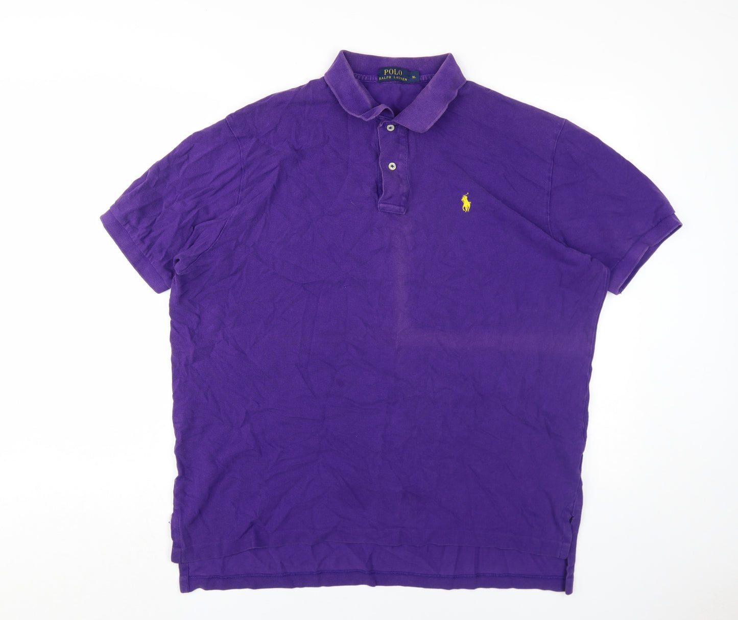 Ralph Lauren Men's Purple XL Polo Shirt
