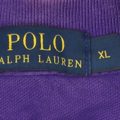 Ralph Lauren Men's Purple XL Polo Shirt