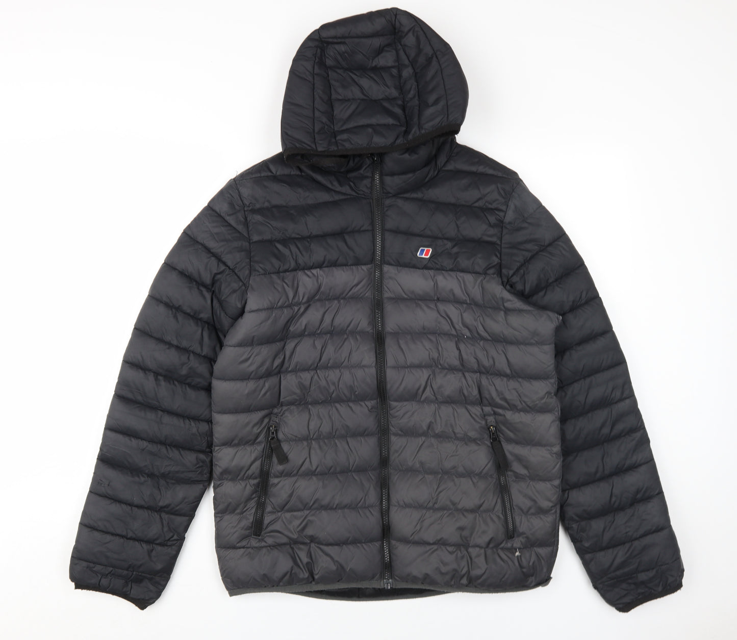 Berghaus Boys Black Puffer Jacket 14-15 Years Hooded