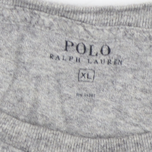 Polo Ralph Lauren Men's Grey XL Crew Neck T-Shirt