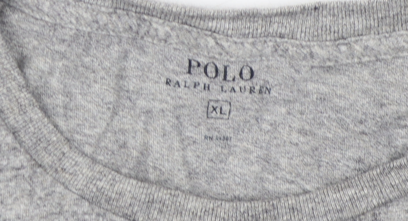 Polo Ralph Lauren Men's Grey XL Crew Neck T-Shirt