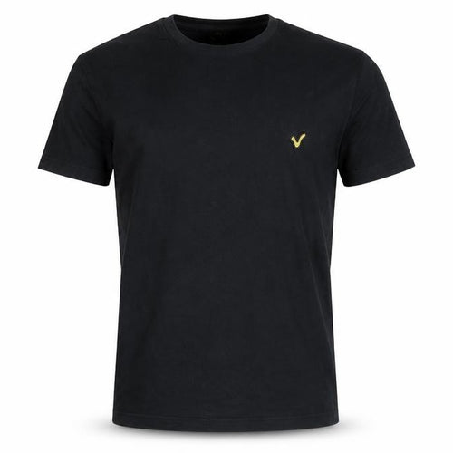 Voi Jeans Men's Black Crew Neck T-Shirt S Logo