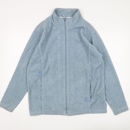 Compliments Women's Blue Knit Jacket Size S