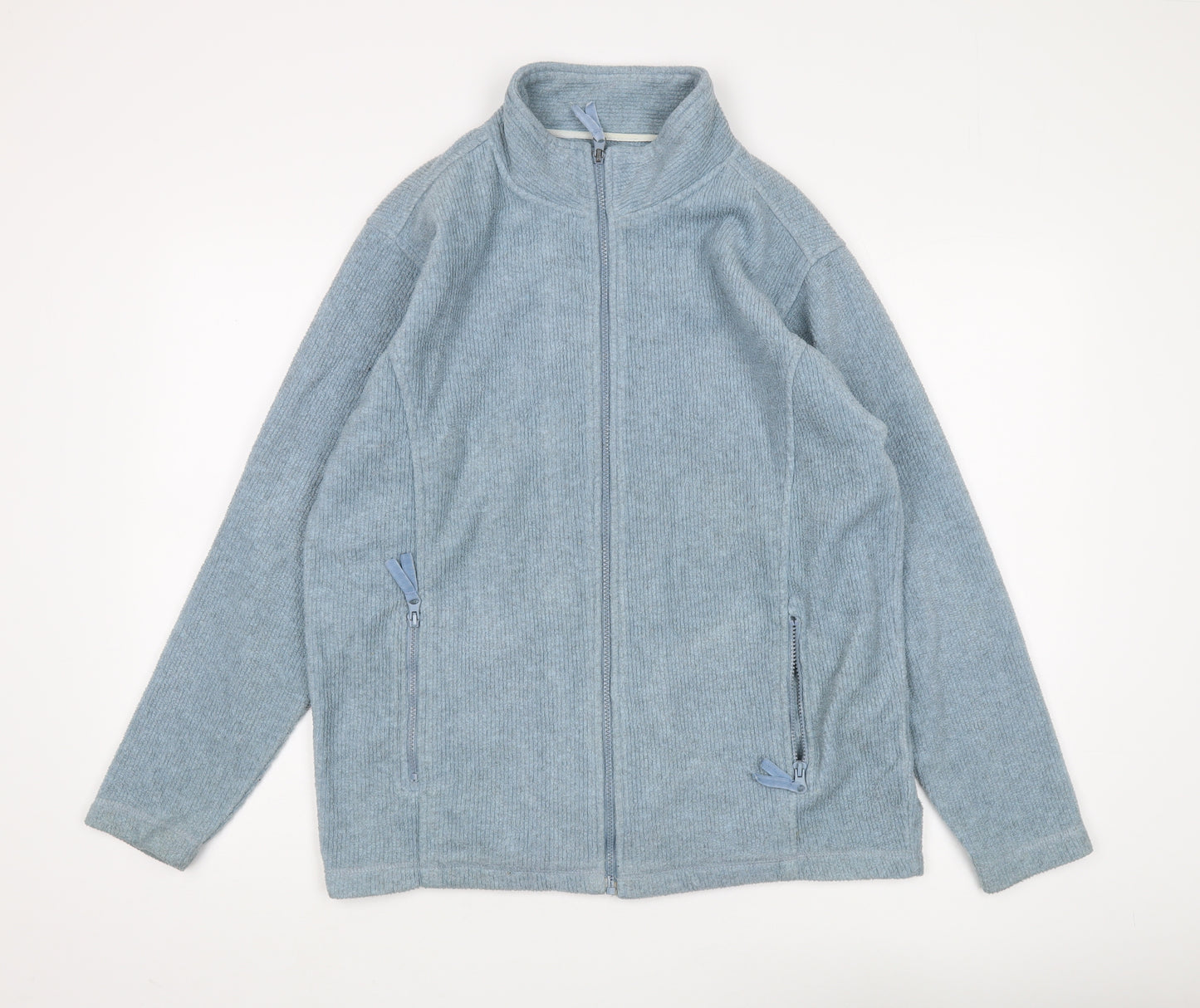 Compliments Women's Blue Knit Jacket Size S