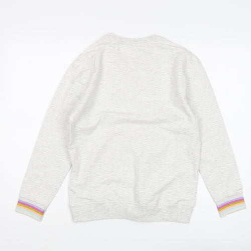 Marks and Spencer Girls Grey Dreamer Pullover Sweatshirt - Size 12
