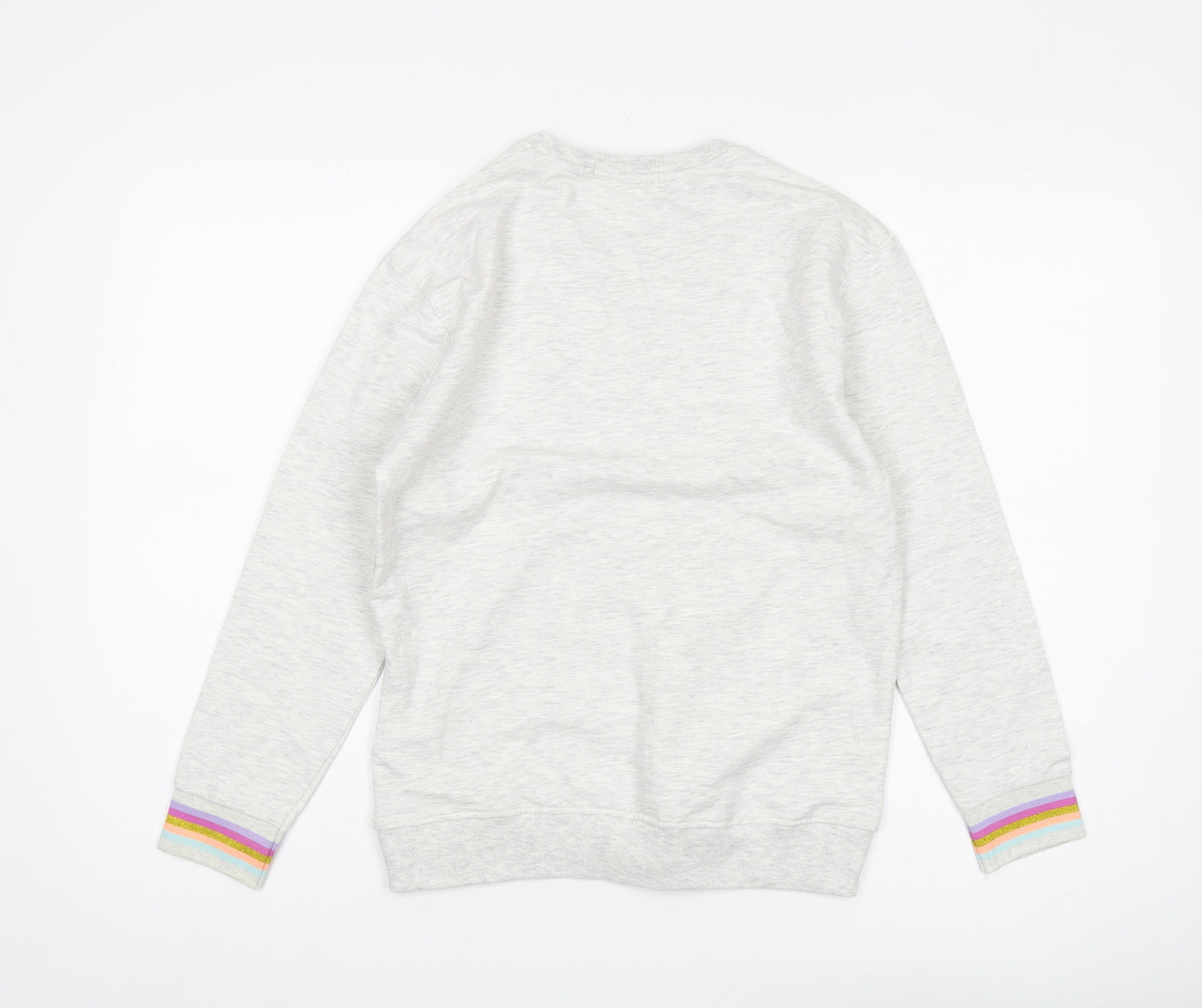 Marks and Spencer Girls Grey Dreamer Pullover Sweatshirt - Size 12
