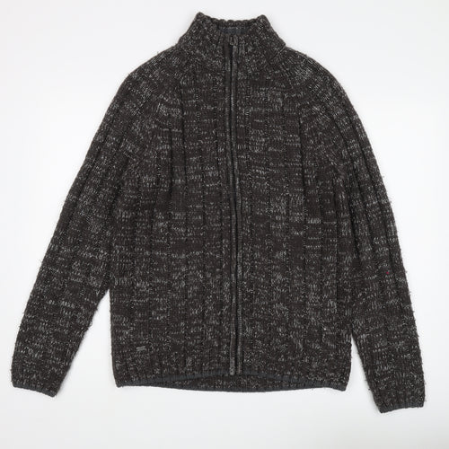 Kensington Eastside Men's Grey Full Zip Jumper L