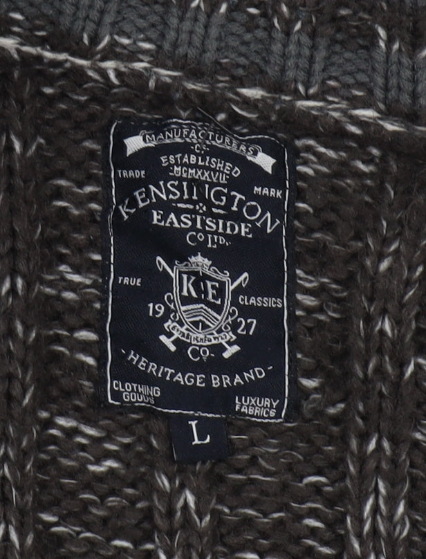 Kensington Eastside Men's Grey Full Zip Jumper L