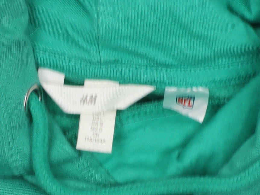 H&M Men’s Green New York Jets Hoodie, Size M, Pullover