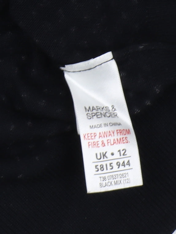 Marks and Spencer Women's Black Cardigan Size 12