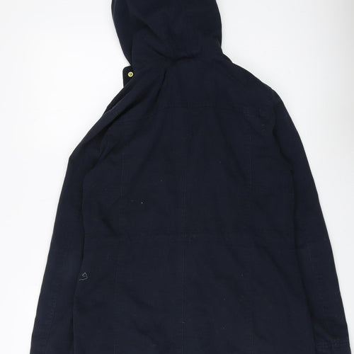 New Look Women's Blue Parka Jacket Size 12