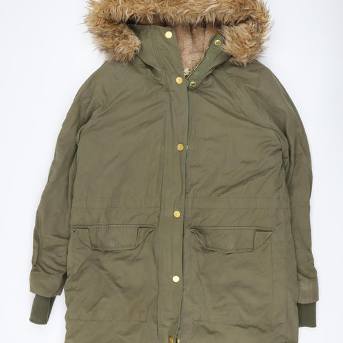Label of Graded Goods Women's Green Parka Coat Size 12