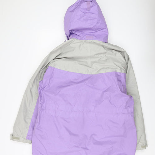 being Casual Women's Purple Parka Jacket, Size 16, Hooded