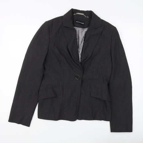 Marks and Spencer Women's Black Blazer Size 12 Lined