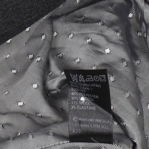 Marks and Spencer Women's Black Blazer Size 12 Lined