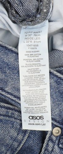 Asos Men's Blue Straight Jeans L