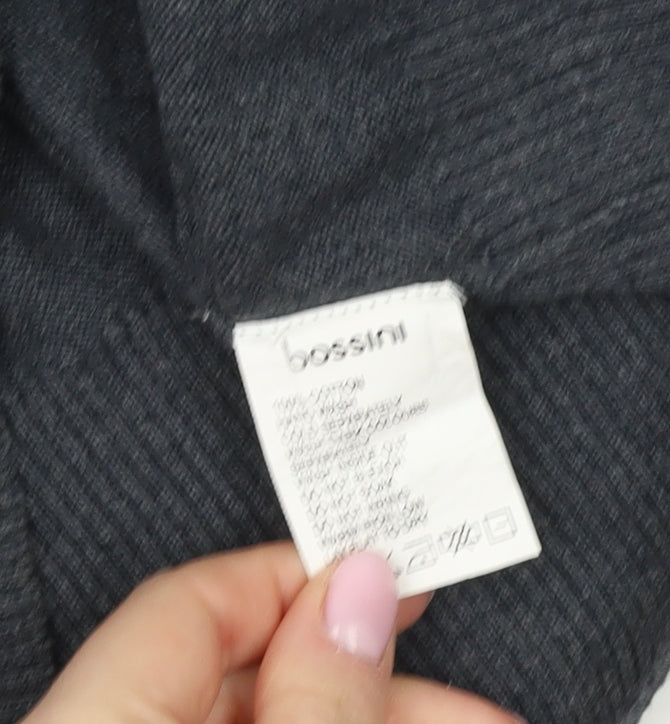 Bossini Women's Grey Vest, Medium, Casual Knit Jumper