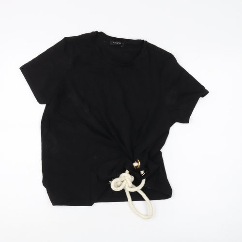 Marks and Spencer Black Women's T-Shirt, Size 14