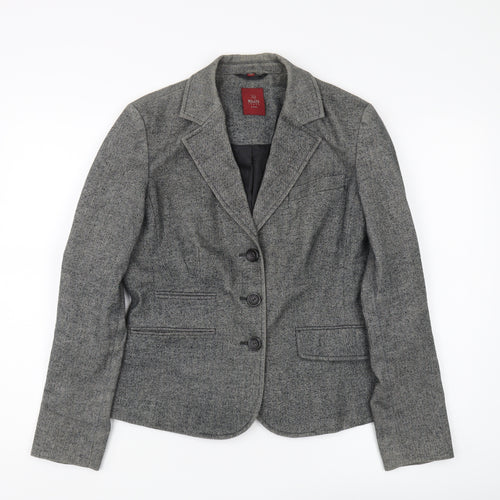 Milano Italy Women's Grey Tweed Blazer, Size 10