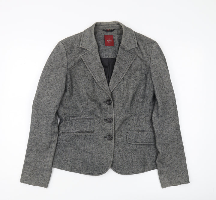 Milano Italy Women's Grey Tweed Blazer, Size 10