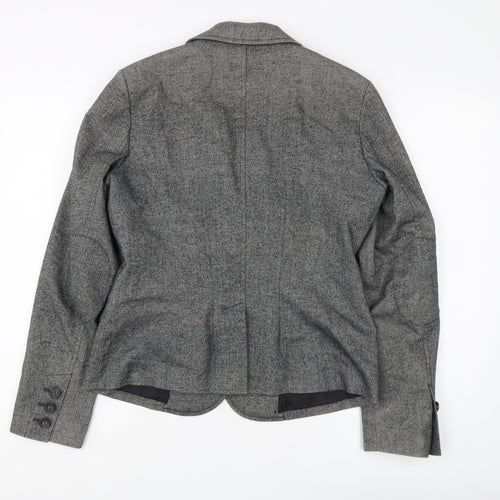 Milano Italy Women's Grey Tweed Blazer, Size 10