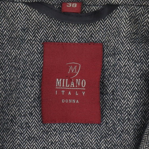 Milano Italy Women's Grey Tweed Blazer, Size 10