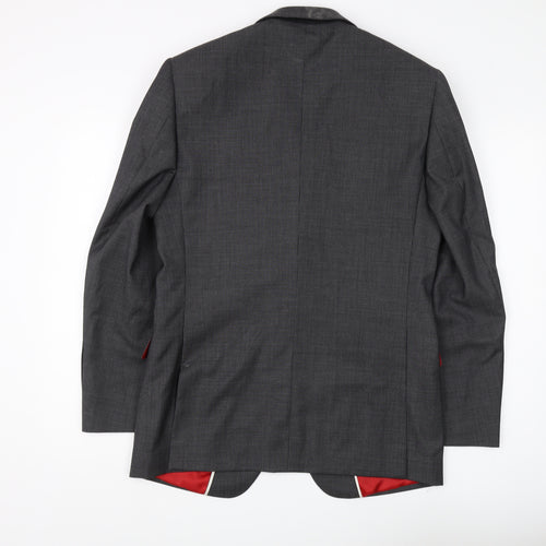 Marks and Spencer Men's Grey Regular Fit Blazer 38R