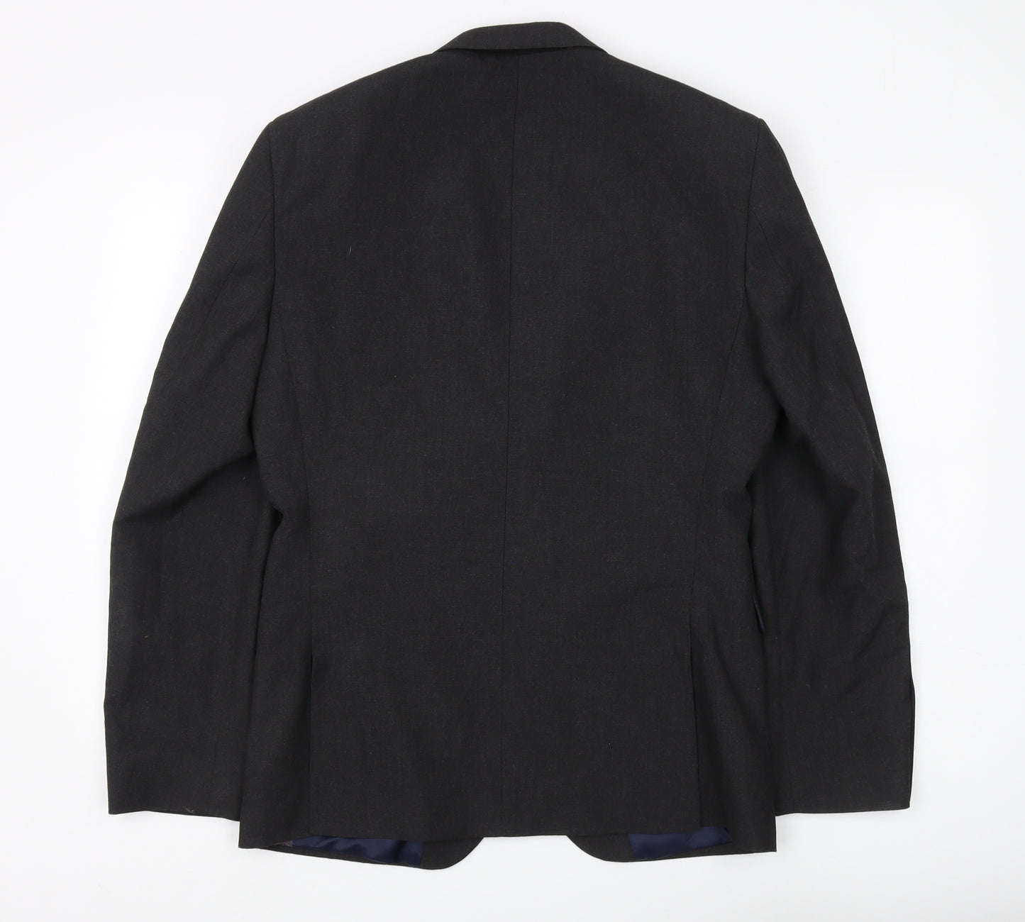 Next Men's Black Blazer, Regular Fit, Size 38R