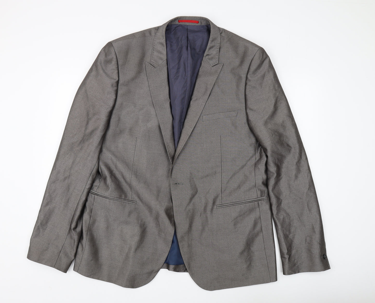 Ventuno 21 Men's Grey Blazer, Size 46, Ideal for Business